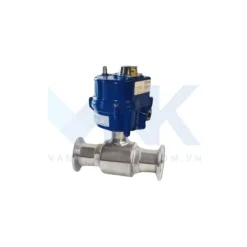 Van bi inox vi sinh điều khiển điện