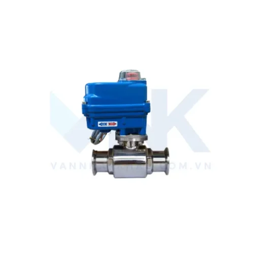 Van bi inox vi sinh điều khiển điện