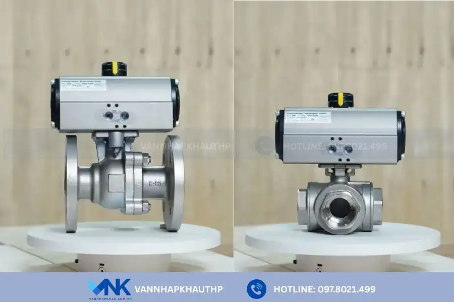 Van bi khí nén Hàn Quốc inox chống ăn mòn