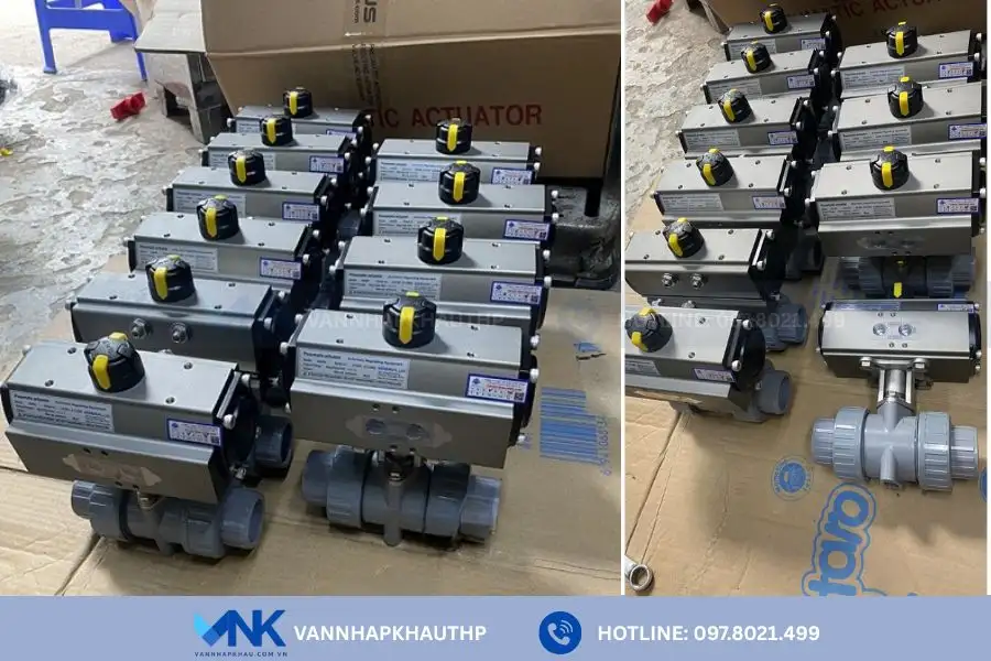 Van bi khí nén làm từ chất liệu nhựa cao cấp