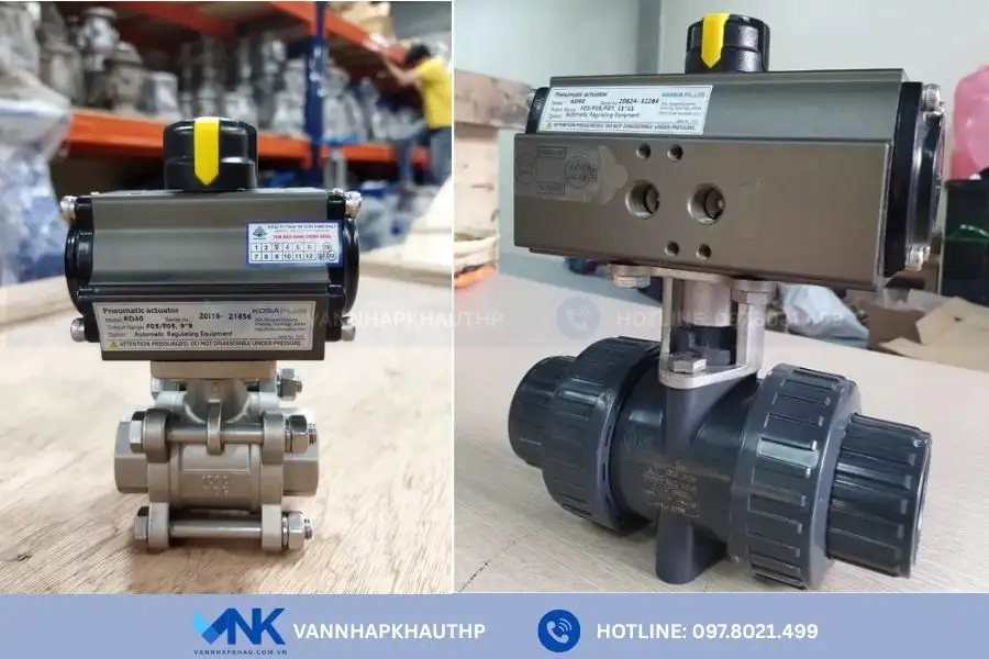 Van bi điều khiển bằng khí nén Hàn Quốc sở hữu nhiều ưu điểm