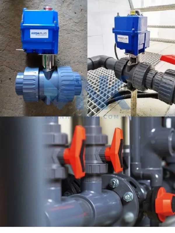 Ứng dụng của van bi nhựa