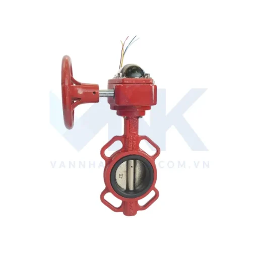 Van bướm điện kèm công tắc giám sát