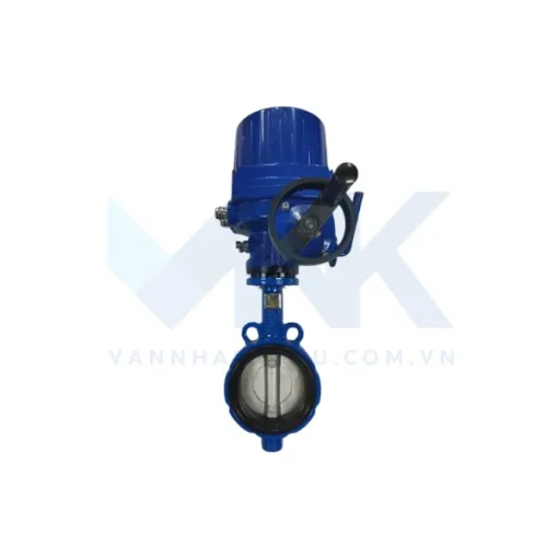 Van bướm điều khiển điện tay quay