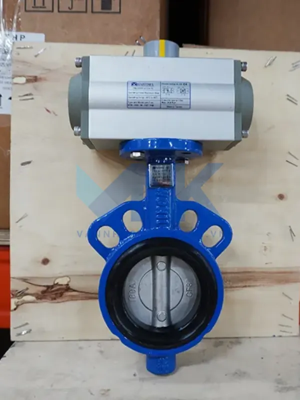Van bướm điều khiển khí nén chịu nhiệt