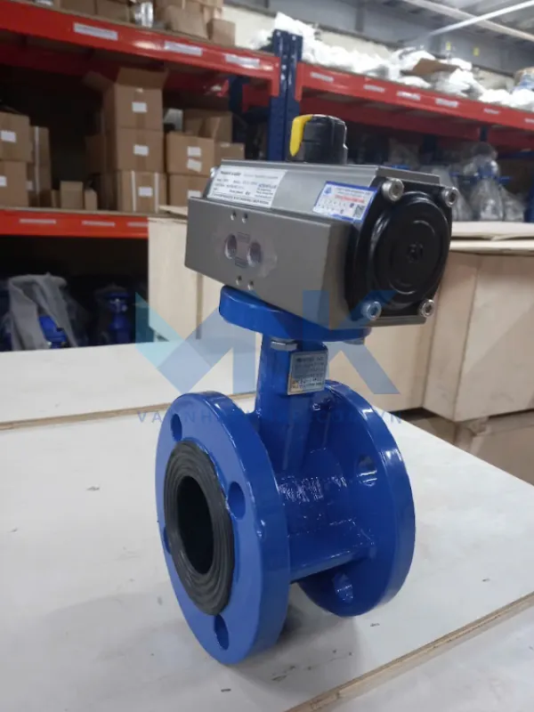 Van bướm điều khiển khí nén chịu nhiệt