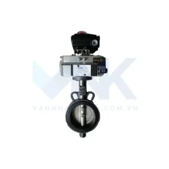 Van bướm điều khiển khí nén kèm công tác giám sát hành trình