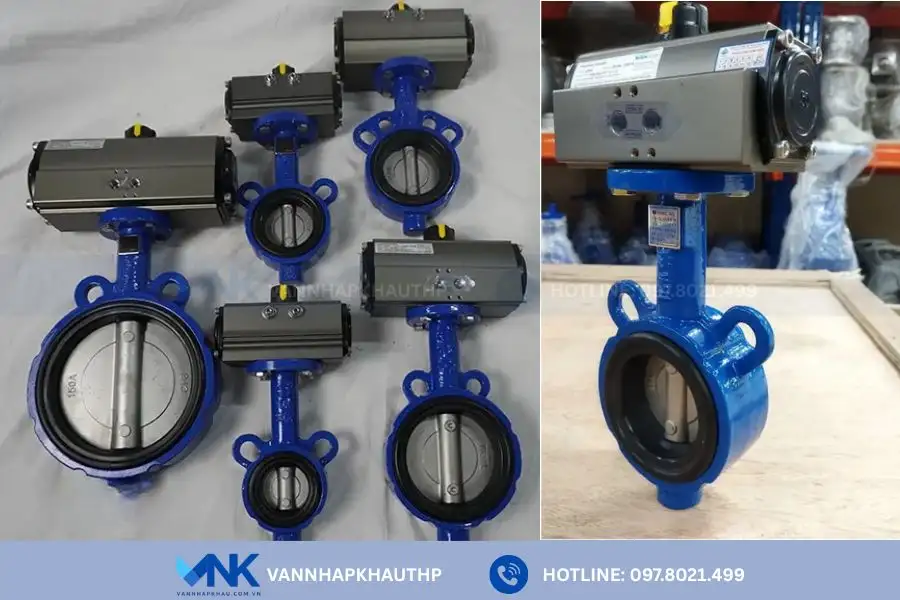 Van bướm khí nén Kosaplus vận hành On/ off