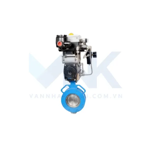 Van bướm điều khiển khí nén lắp bộ lọc khí nén