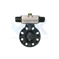Van bướm điều khiển khí nén tác động đơn
