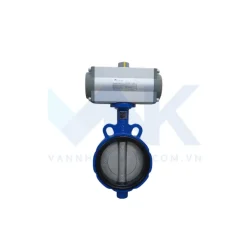 Van bướm điều khiển khí nén tác động kép