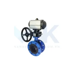 Van bướm điều khiển khí nén tay quay