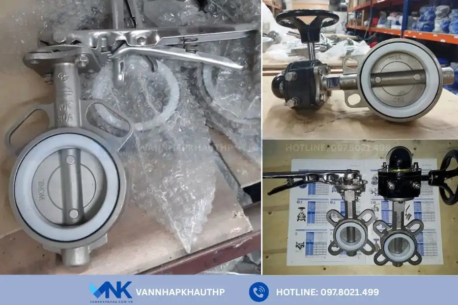 Van Nhập Khẩu địa chỉ mua van bướm inox Hàn Quốc chính hãng