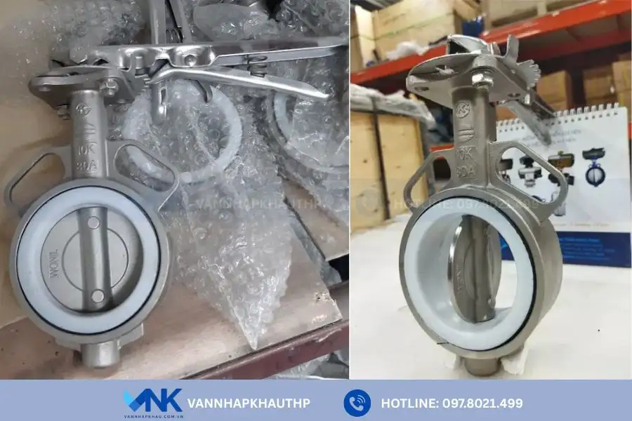 Van bướm inox Wonil 316 chống ăn mòn tối ưu