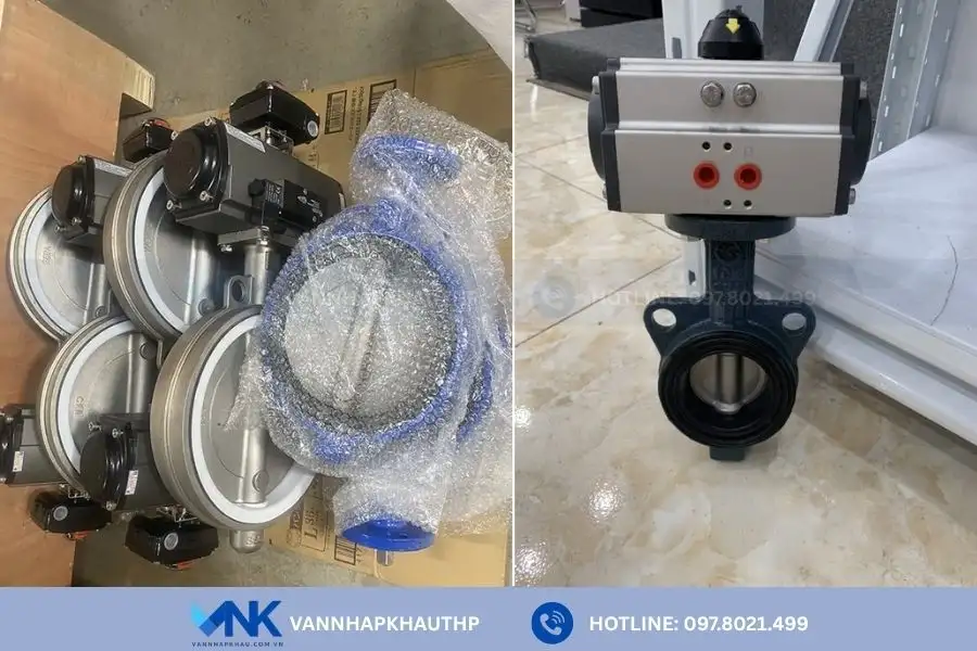 Van bướm khí nén nhập khẩu từ các thương hiệu hàng đầu Hàn Quốc