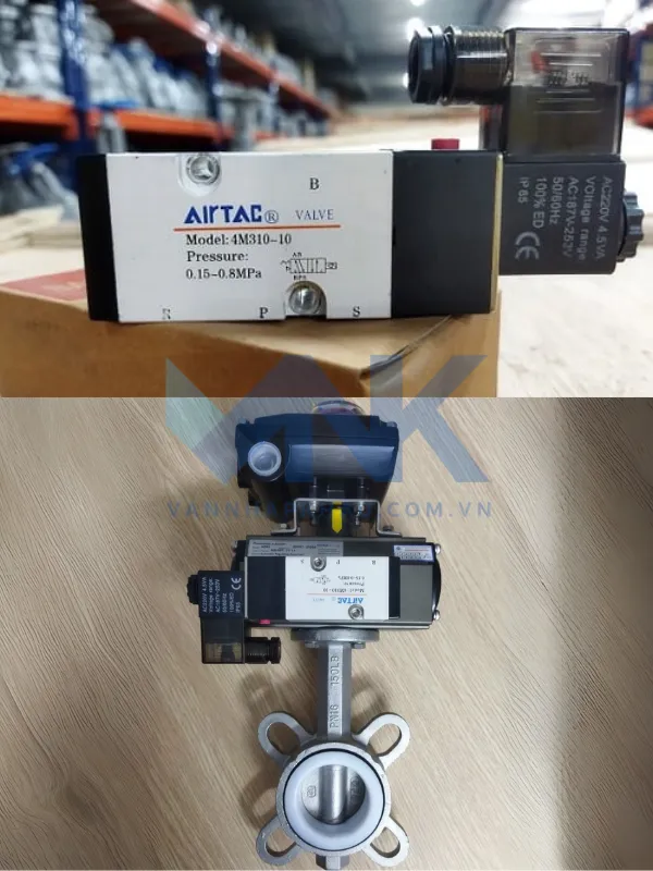 Van bướm khí nén Solenoid – đa năng, ứng dụng linh hoạt cho mọi hệ thống