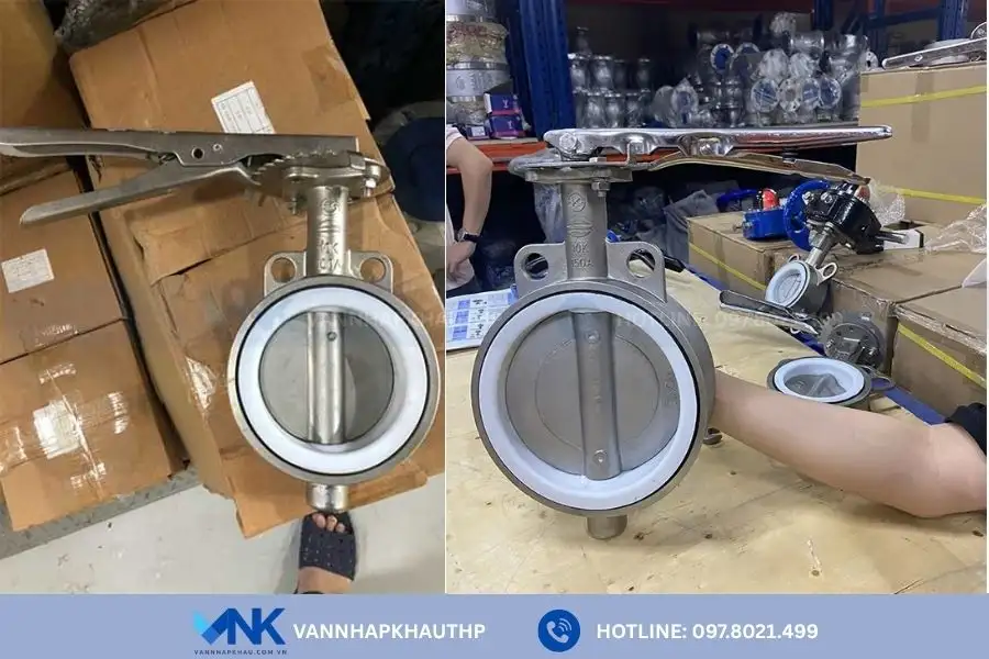 Một số ưu điểm của van bướm tay gạt inox Hàn Quốc