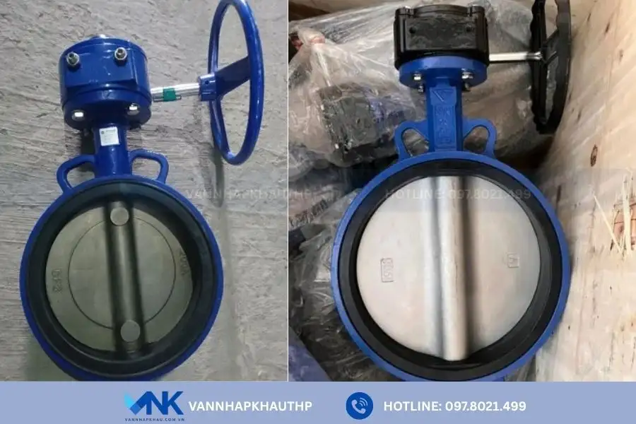Van bướm hộp số YDK wafer nhỏ gọn