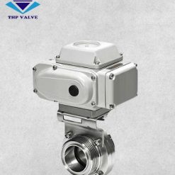 van bướm vi sinh điều khiển điện 1a