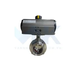 Van bướm vi sinh điều khiển khí nén