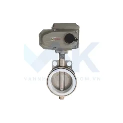 Van bướm wafer điều khiển điện