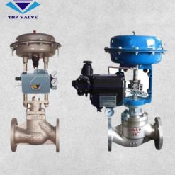 van cầu chữ ngã điều khiển khí nén 1a