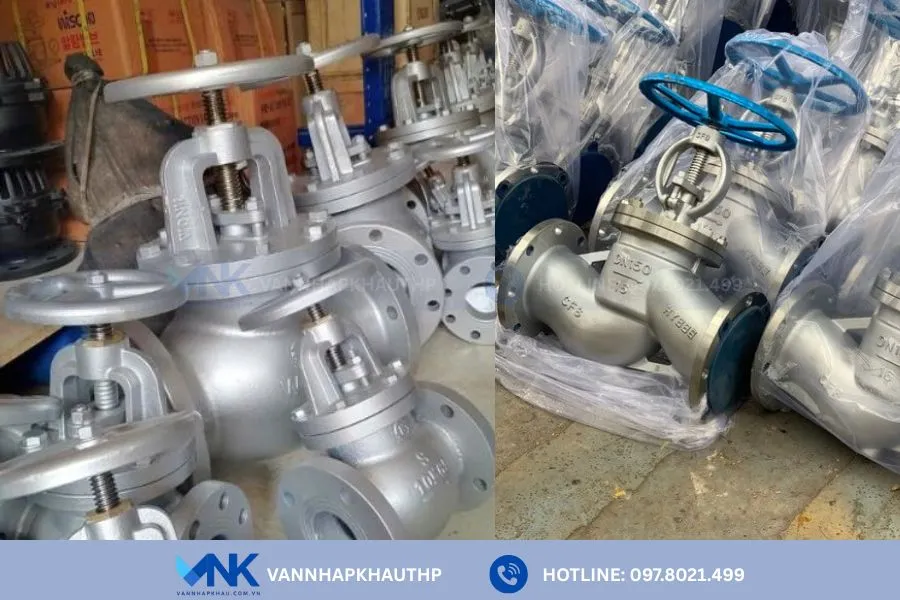 Van Nhập Khẩu phân phối độc quyền van cầu inox Wonil