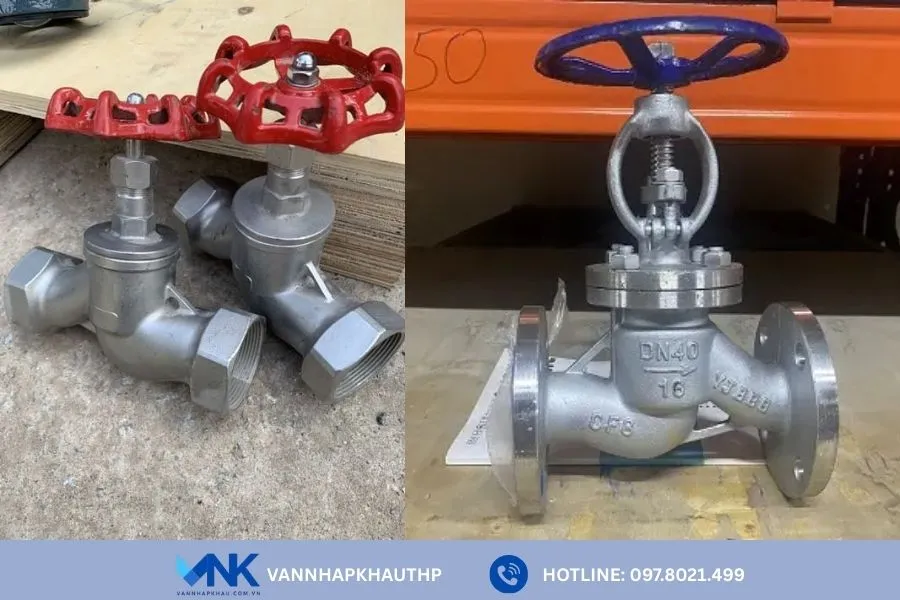 Van cầu inox nối ren, nối bích phù hợp mọi hệ thống