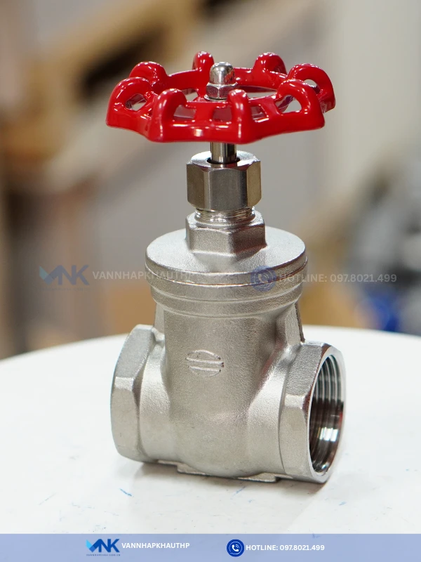 Van cổng ty chìm Wonil nối ren chất liệu inox