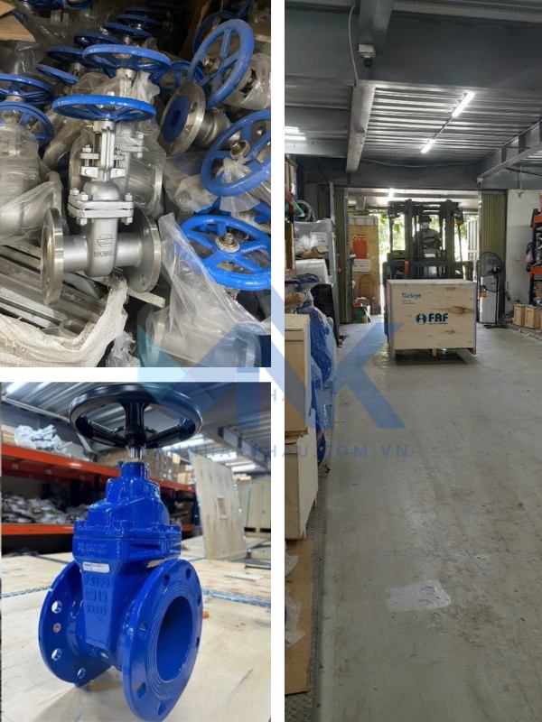 Địa chỉ mua van cổng tay quay nhập khẩu Hàn Quốc, Châu Âu