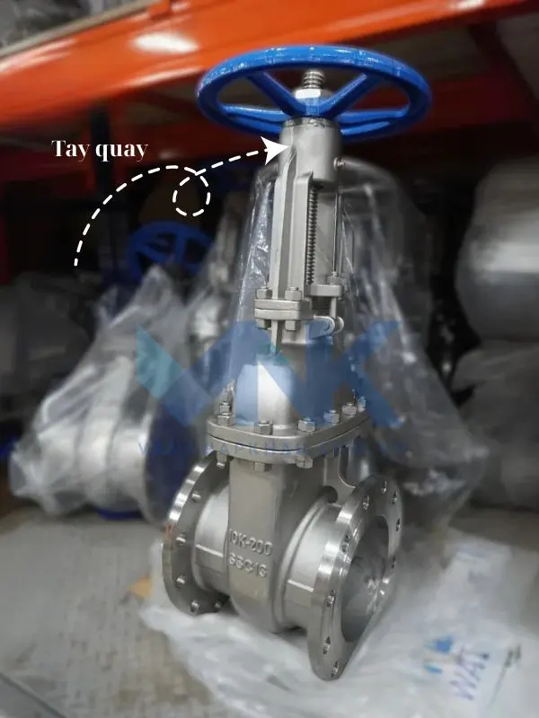 Bộ phận tay quay của van cổng