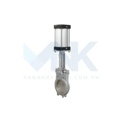 Van dao inox điều khiển khí nén