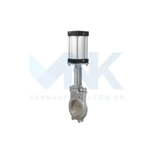 Van dao inox điều khiển khí nén