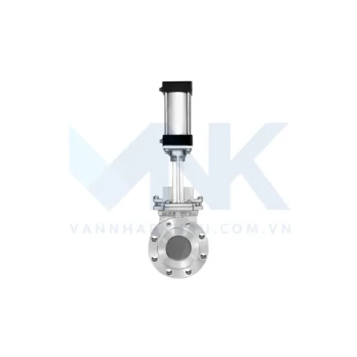 Van dao inox điều khiển khí nén