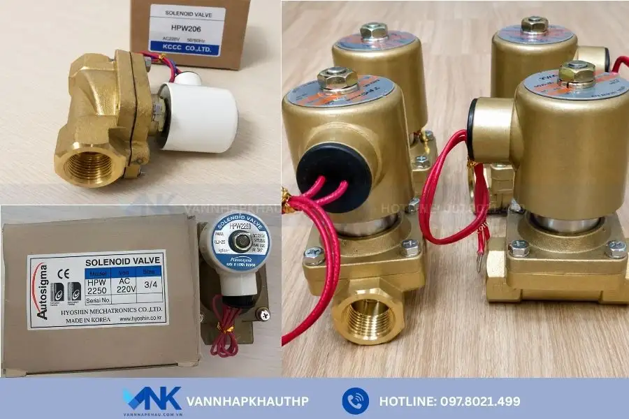 Van điện từ Hàn Quốc giá tốt tại Van Nhập Khẩu