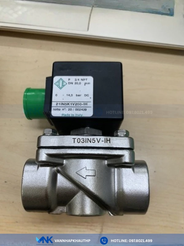Van điện từ inox thường đóng ODE