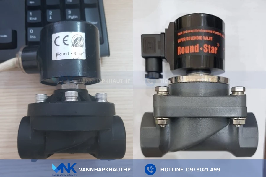 Van điện từ nhựa Round Star