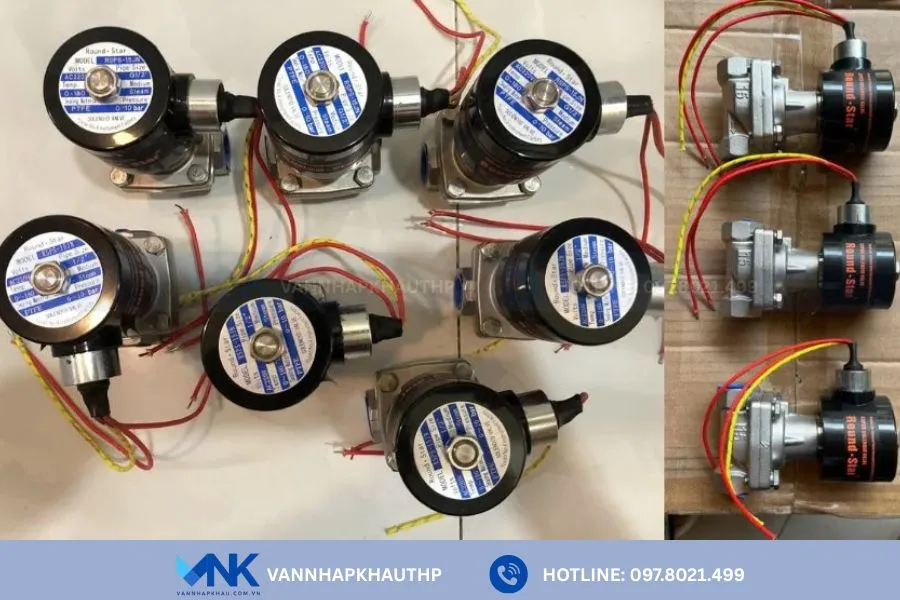Van Nhập Khẩu phân phối Van điện từ nối ren Round Star RSPS-50J chính hãng
