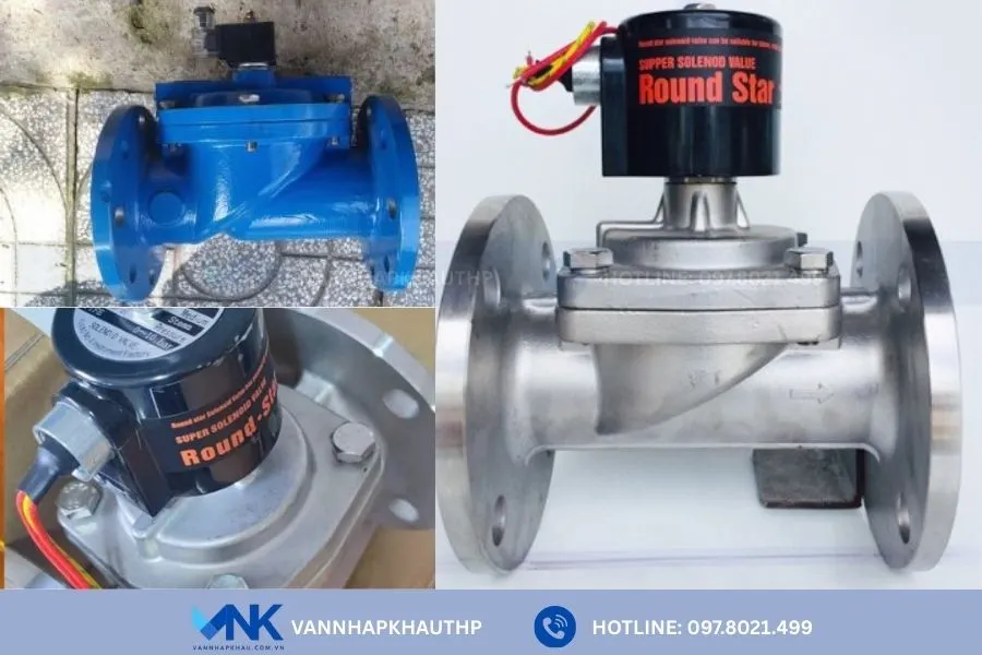 Van điện từ lắp bích Round Star