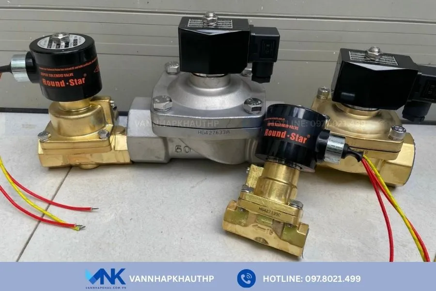 Van Nhập Khẩu cung cấp van điện từ Round Star uy tín, giá rẻ