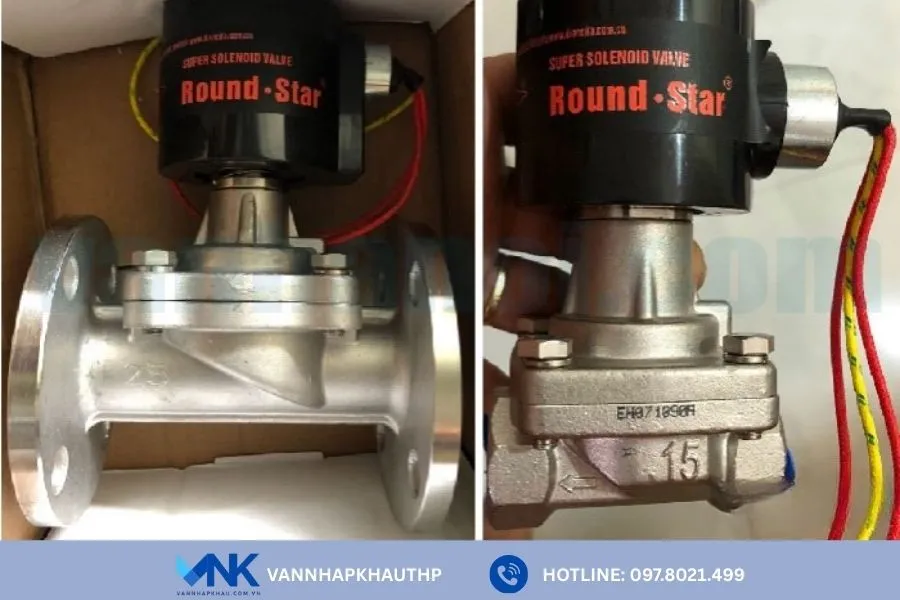 Van điện từ thường đóng Round Star