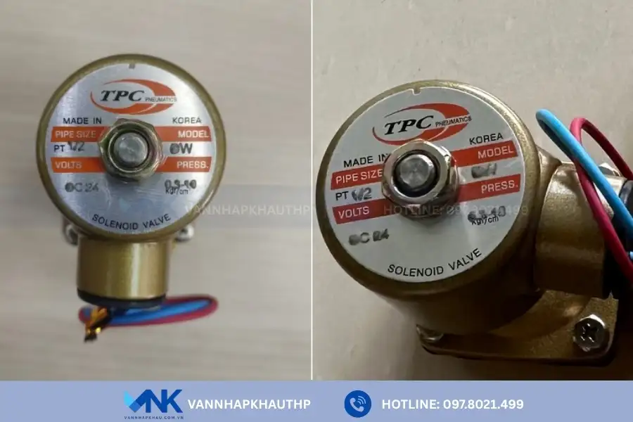 Van điện từ TPC DW15, inch 1/2
