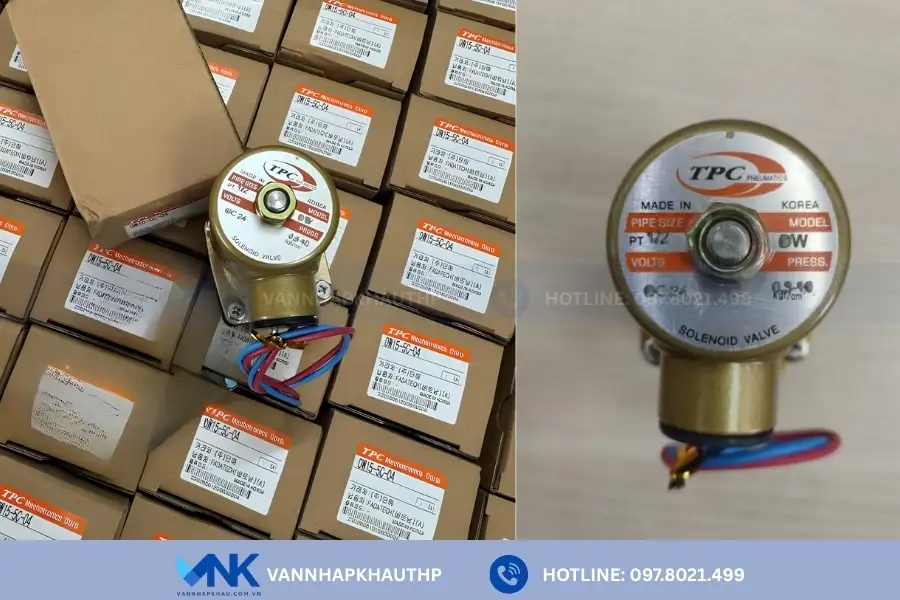 Mua van điện từ TPC DW15 giá tốt tại Van Nhập Khẩu