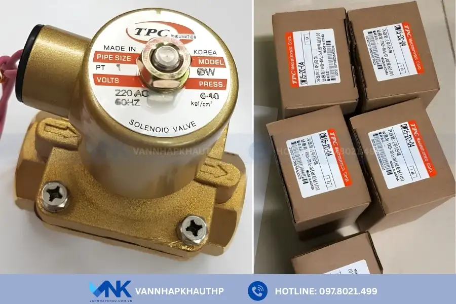 Van Nhập Khẩu địa chỉ uy tín để mua van điện từ TPC DW25