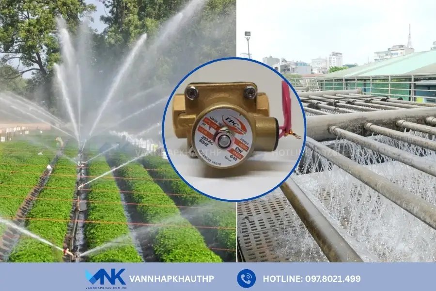 Một số ứng dụng tiêu biểu của van điện từ TPC DW25