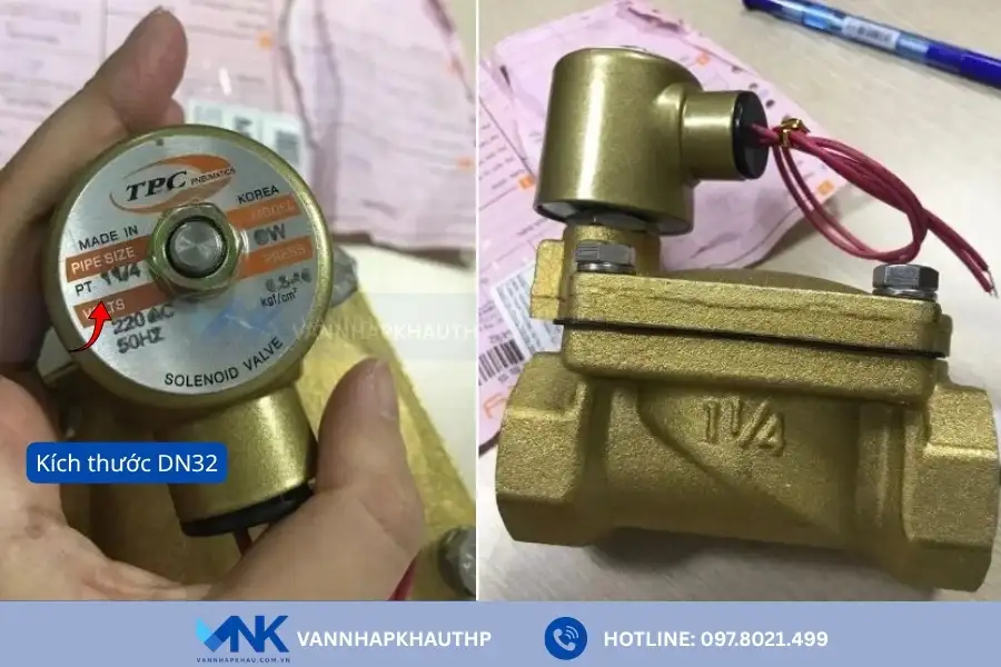 Van điện từ TPC DW32 nhập khẩu Hàn Quốc