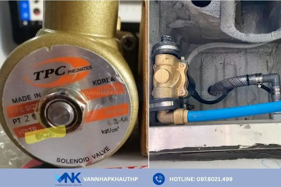 Lắp van TPC DWS50 cần lưu ý gì