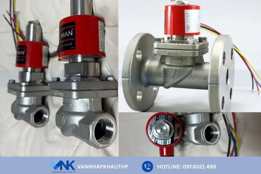 Các mẫu van điện từ Yoshitake làm từ inox