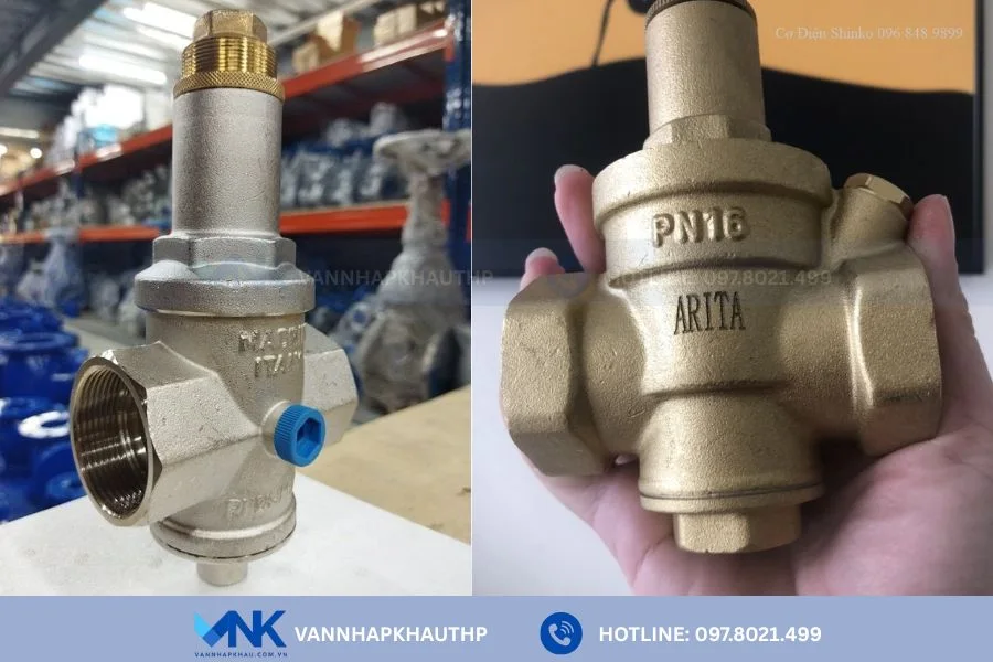 Van giảm áp chuyên dùng cho hệ nước, dưới 90 độ C