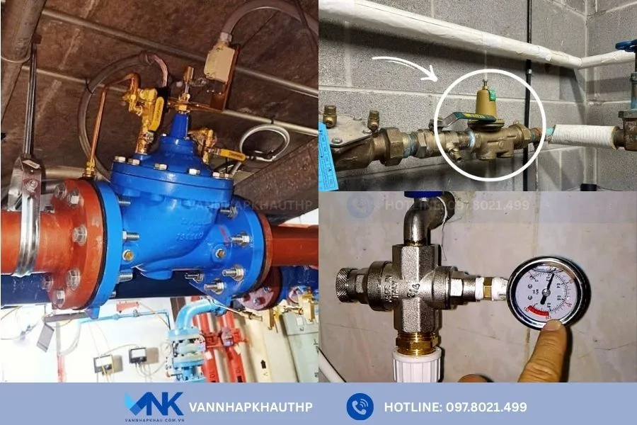Ứng dụng thực tế của van giảm áp nước